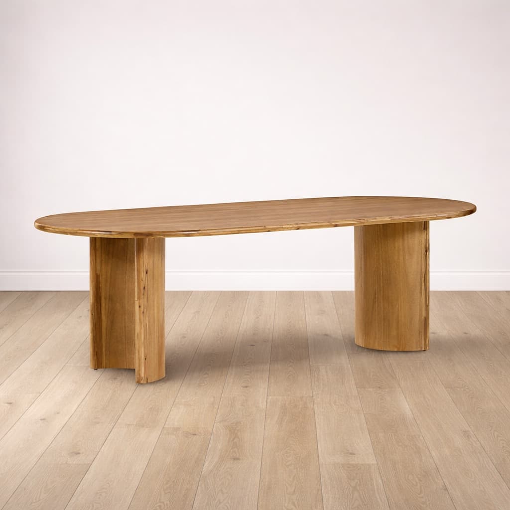 Bàn Ăn Gỗ Chân Cong - BG19