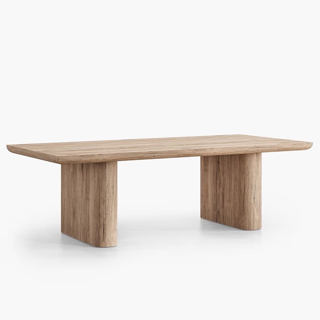 Bàn Ăn Gỗ Tự Nhiên Đẹp - BG15 - ảnh 2