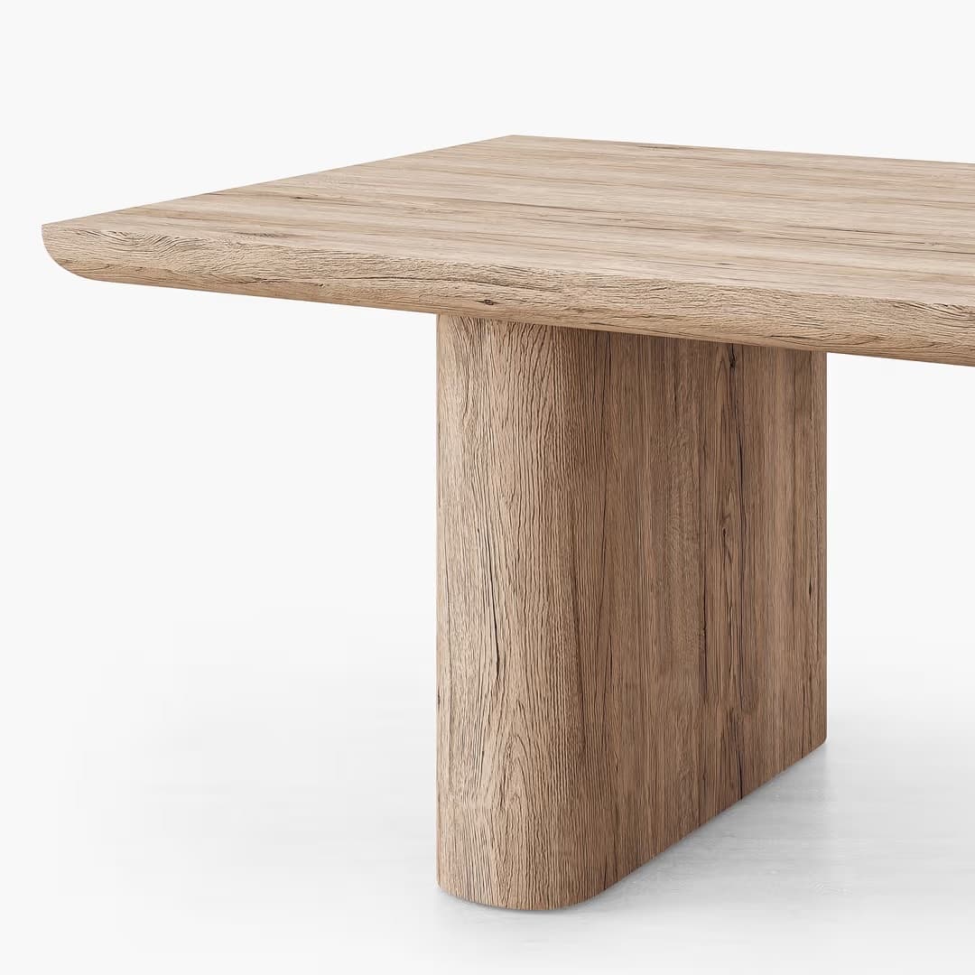 Bàn Ăn Gỗ Tự Nhiên Đẹp - BG15 - ảnh 4