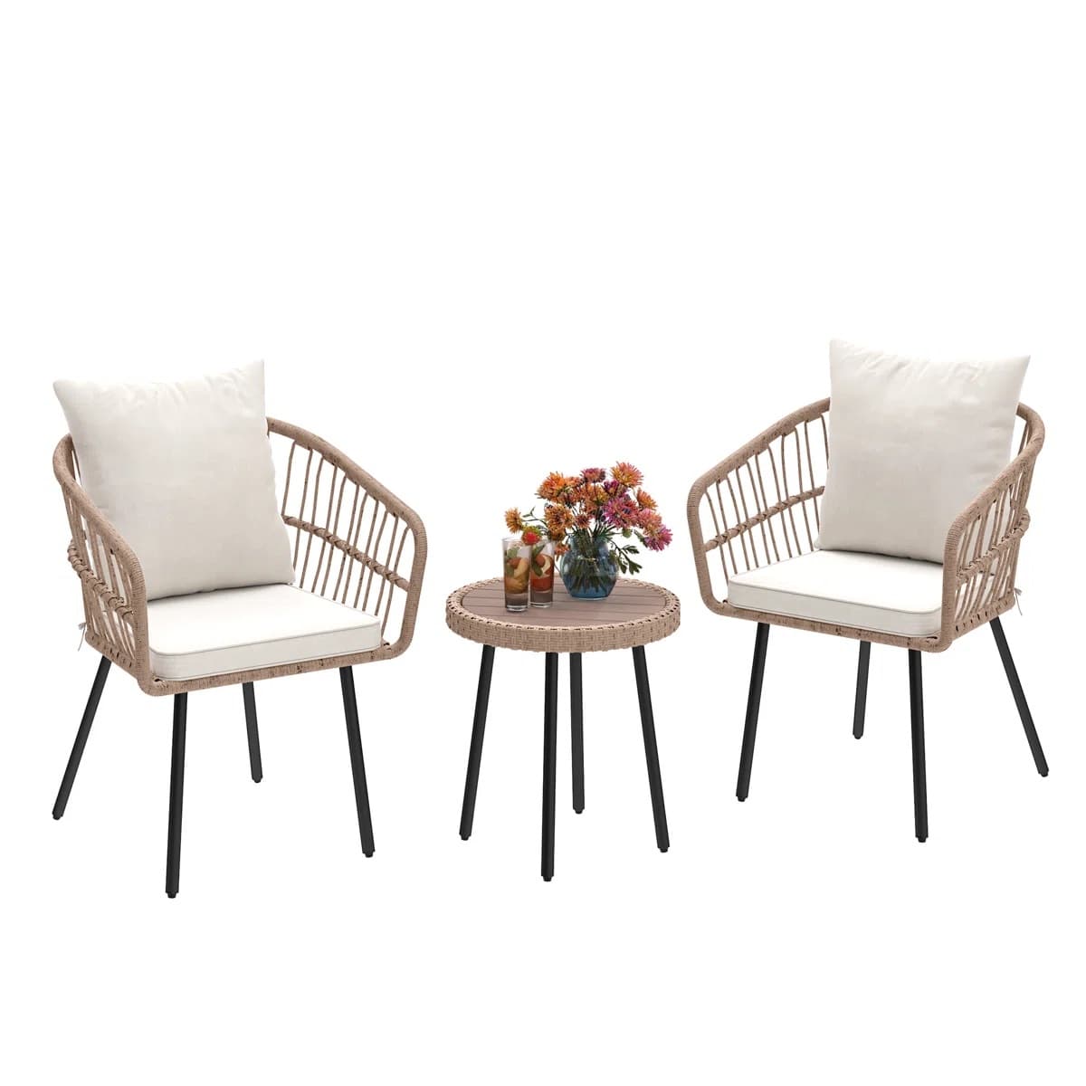 Bàn Ghế Chân Sắt Ngoài Trời – BG03 - ảnh 5