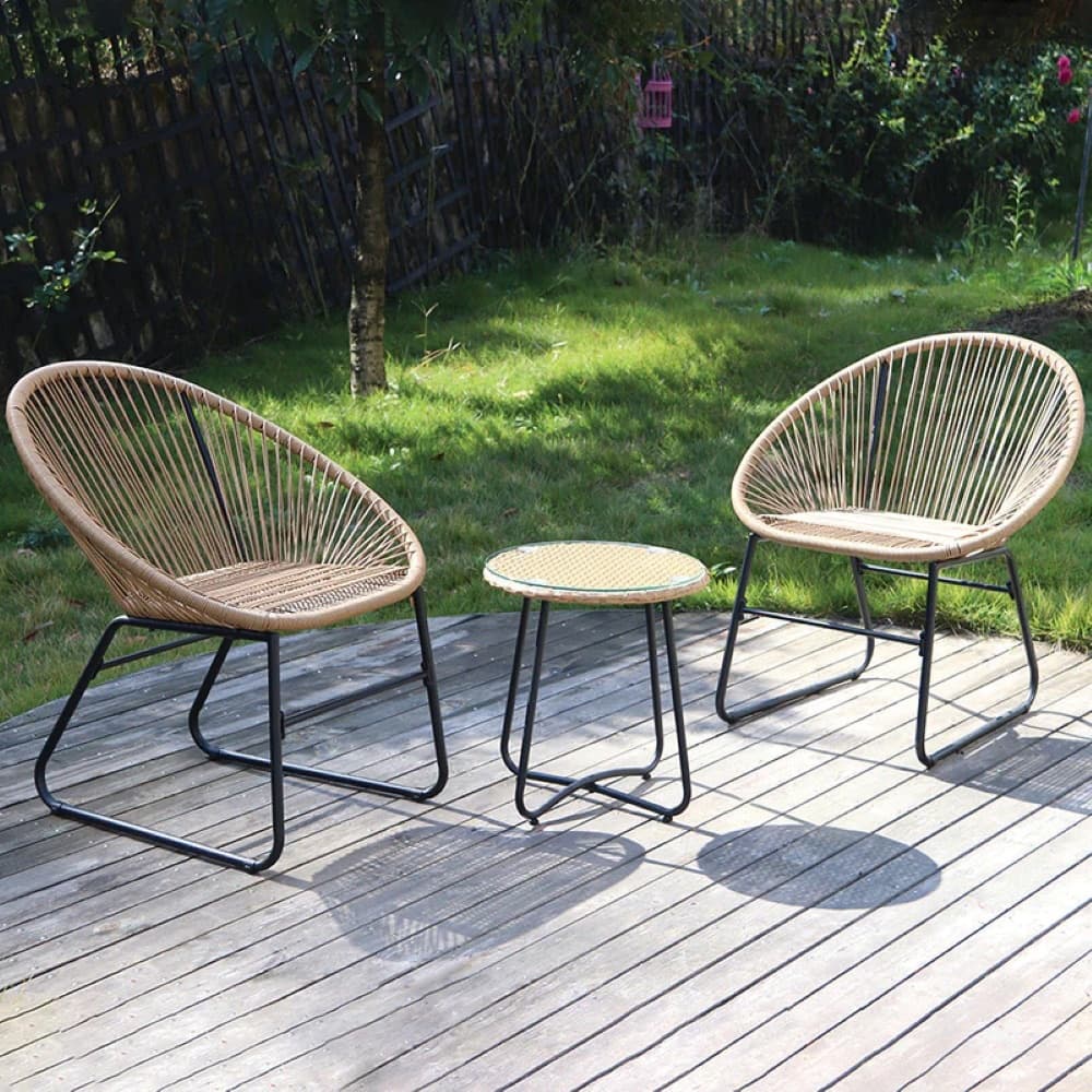 Bàn Ghế Đan Dây Ngoài Trời – BG05 - ảnh 2