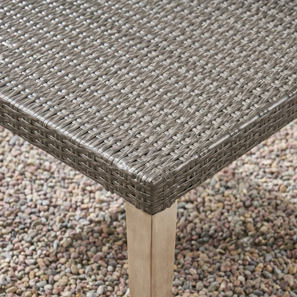 Bàn Ghế Gỗ Đan Mây Ngoài Trời – BG06 - ảnh 7