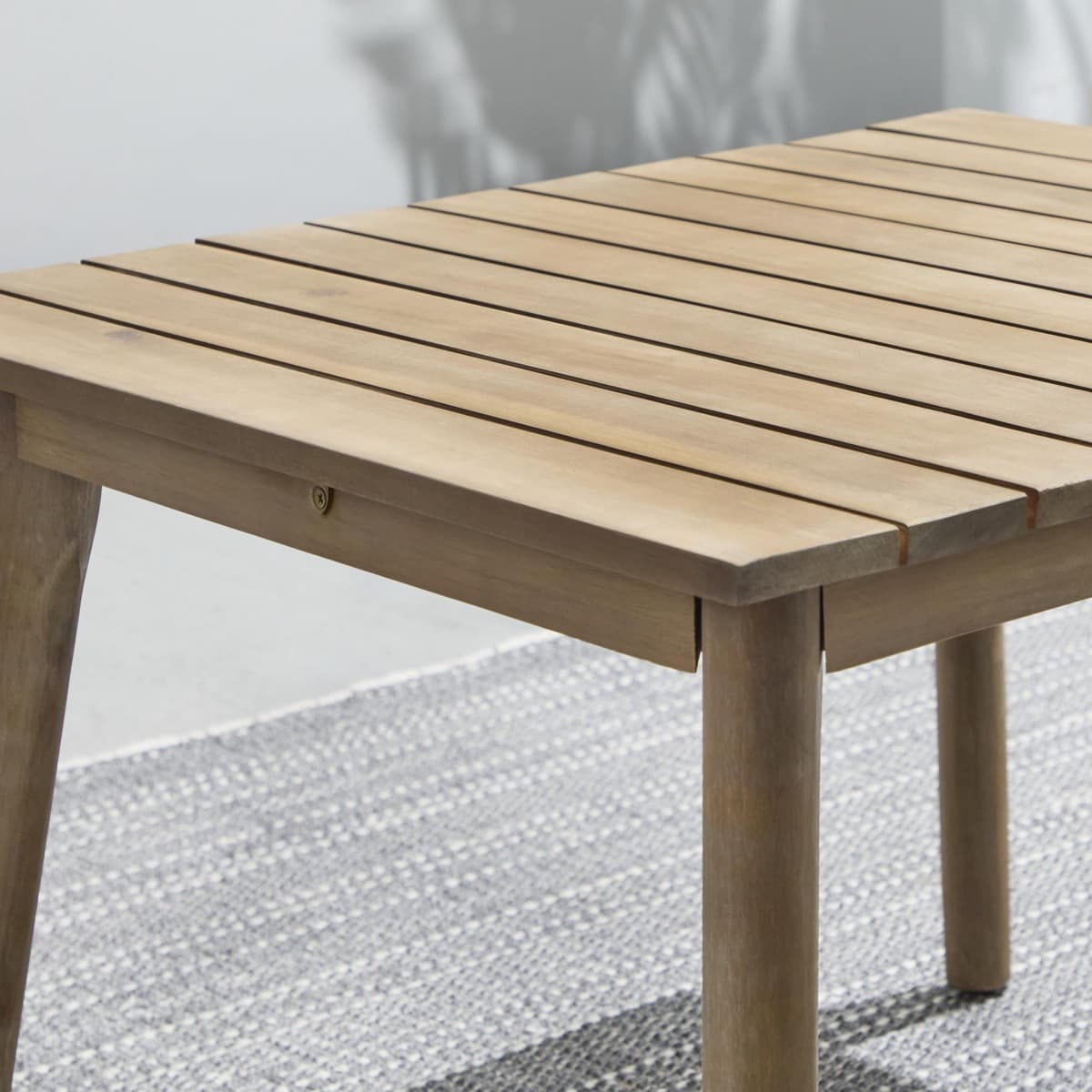 Bàn Ghế Ngoài Trời Chân Gỗ – BG21 - ảnh 3