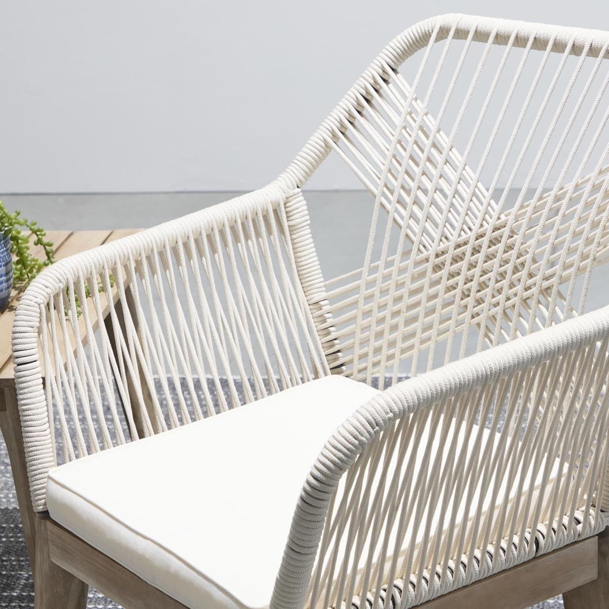 Bàn Ghế Ngoài Trời Chân Gỗ – BG21 - ảnh 4