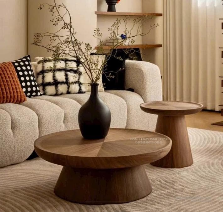 Bàn Trà Gỗ Đôi Cao Cấp - BT325 - ảnh 2