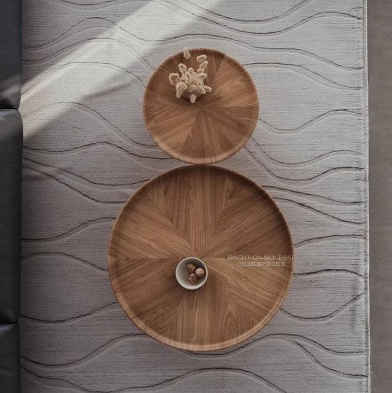 Bàn Trà Gỗ Đôi Cao Cấp - BT325 - ảnh 3