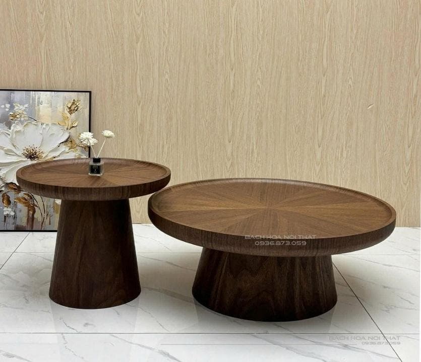 Bàn Trà Gỗ Đôi Cao Cấp - BT325