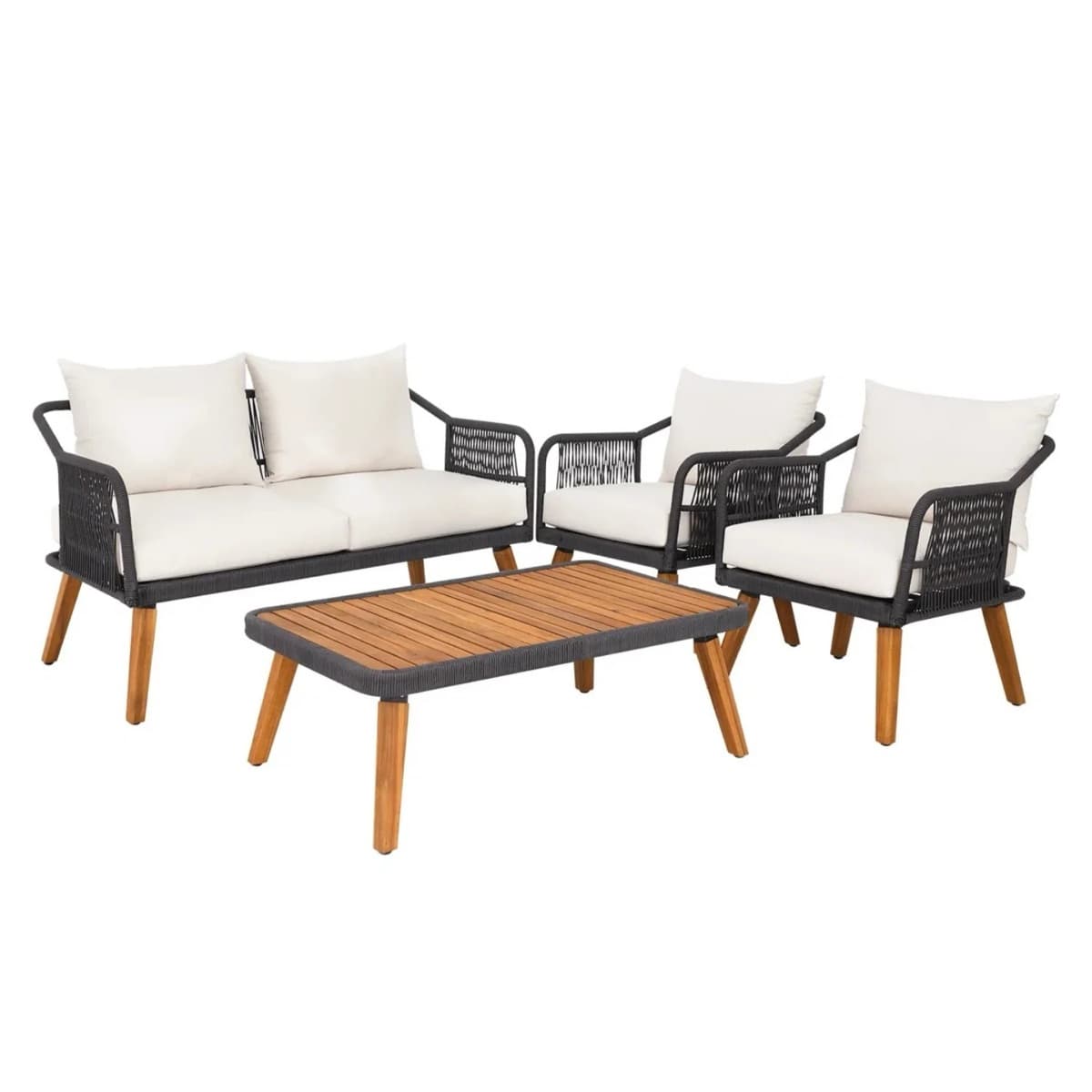 Bộ Bàn Ghế Ngoài Trời Cao Cấp – BG12 - ảnh 4