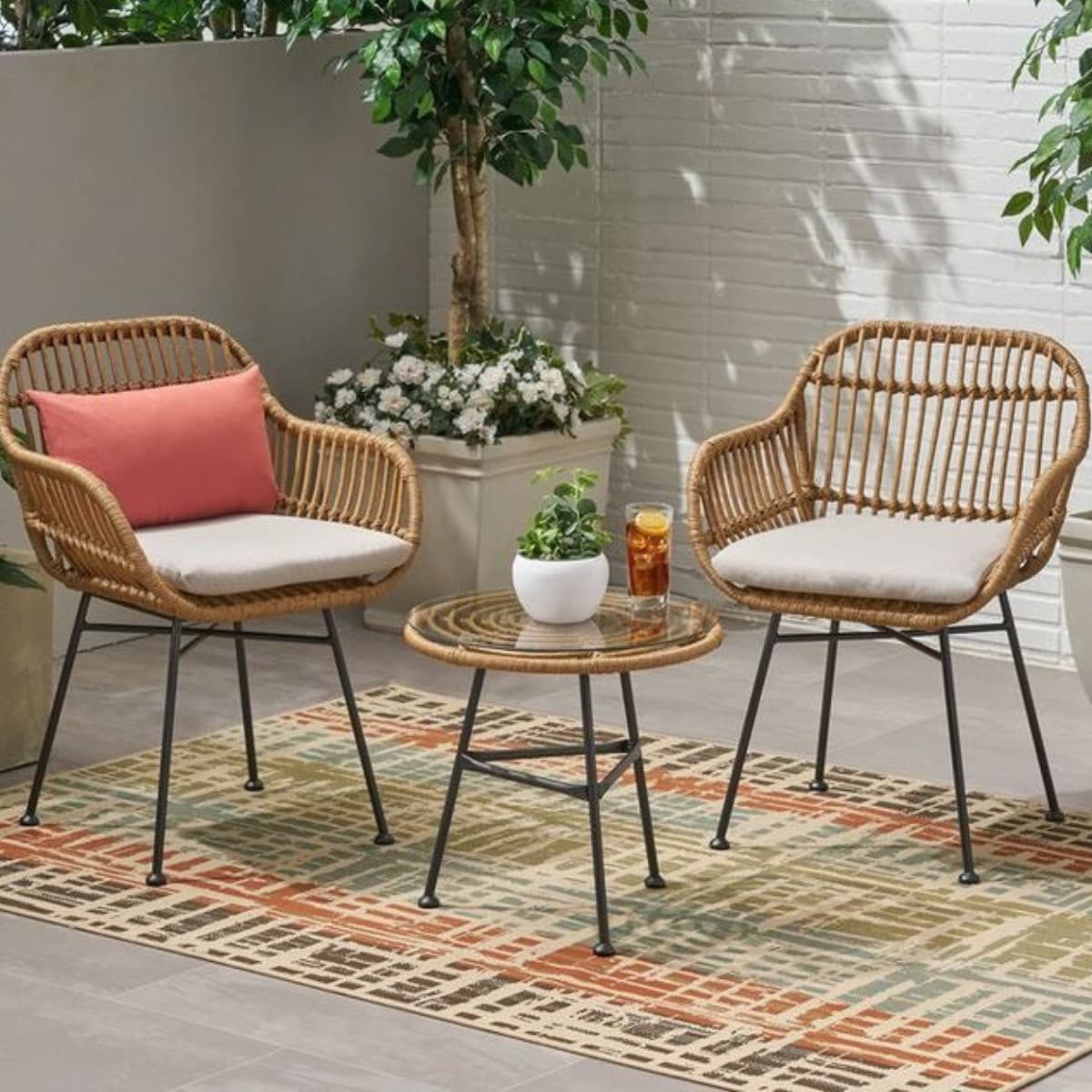 Bộ Bàn Ghế Ngoài Trời Hiện Đại – BG02