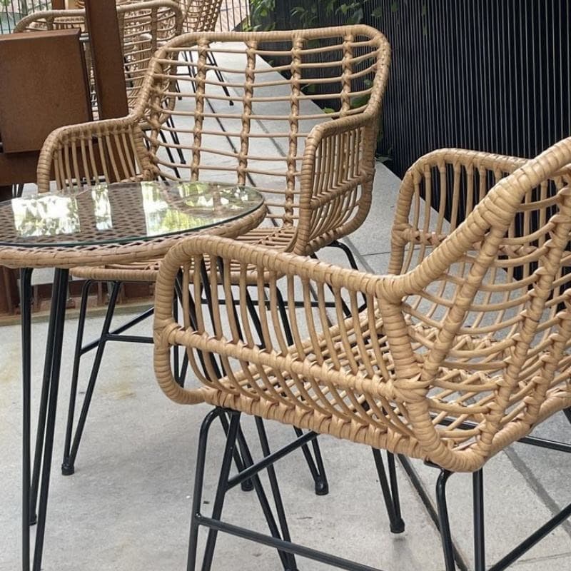 Bộ Bàn Ghế Sân Vườn Đan Mây – BG11 - ảnh 2