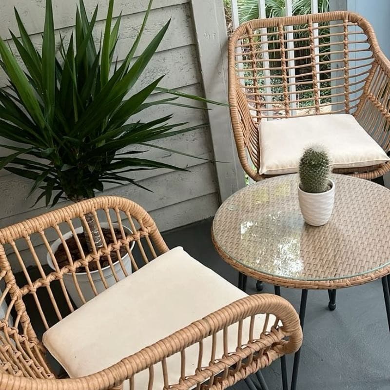 Bộ Bàn Ghế Sân Vườn Đan Mây – BG11 - ảnh 3