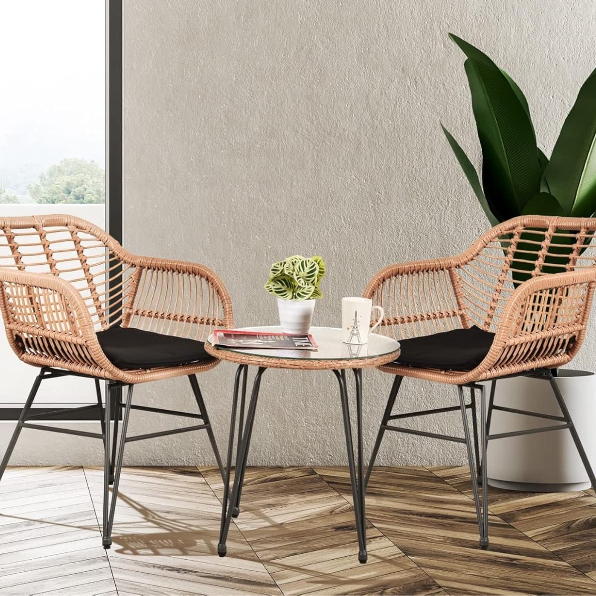 Bộ Bàn Ghế Sân Vườn Đan Mây – BG11 - ảnh 5