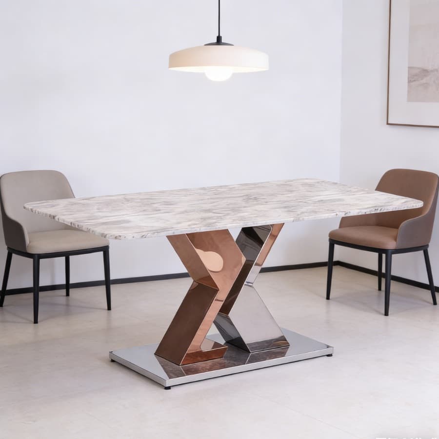 Chân Bàn Ăn Khung INOX Nhập Khẩu – CB01 - ảnh 5