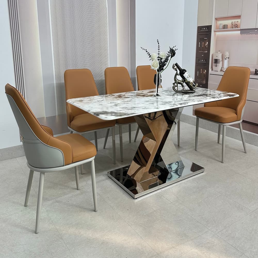 Chân Bàn Ăn Khung INOX Nhập Khẩu – CB01 - ảnh 6