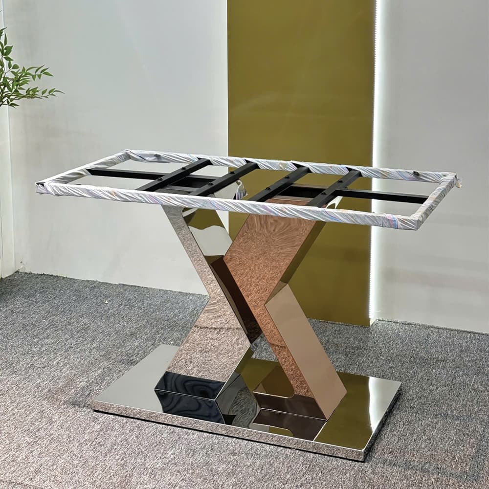 Chân Bàn Ăn Khung INOX Nhập Khẩu – CB01