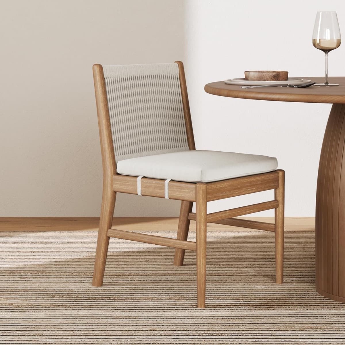 Ghế Cafe Đan Dây Hiện Đại GG03 - ảnh 3