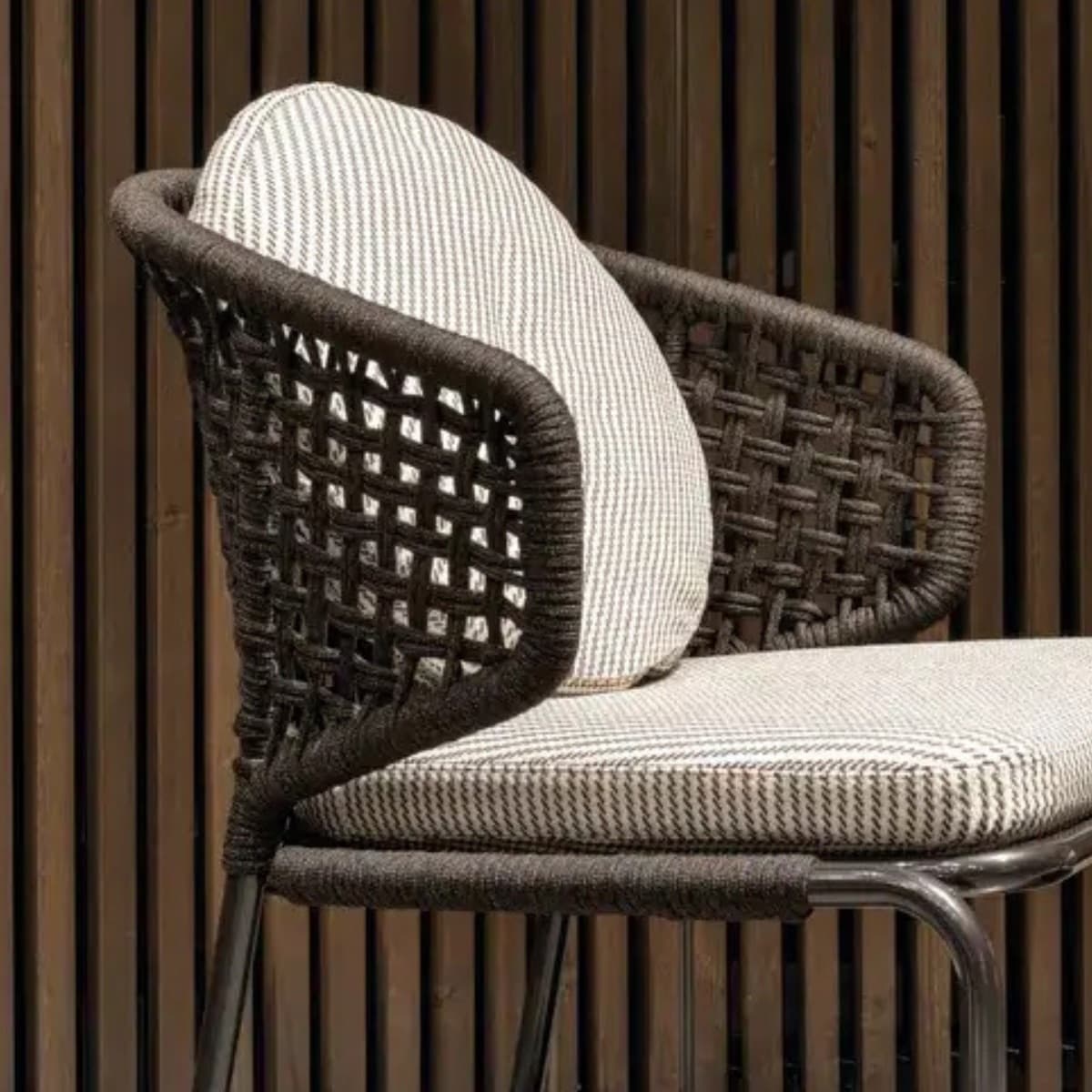 Ghế Cafe Đan Dây Hiện Đại – NT18 - ảnh 3