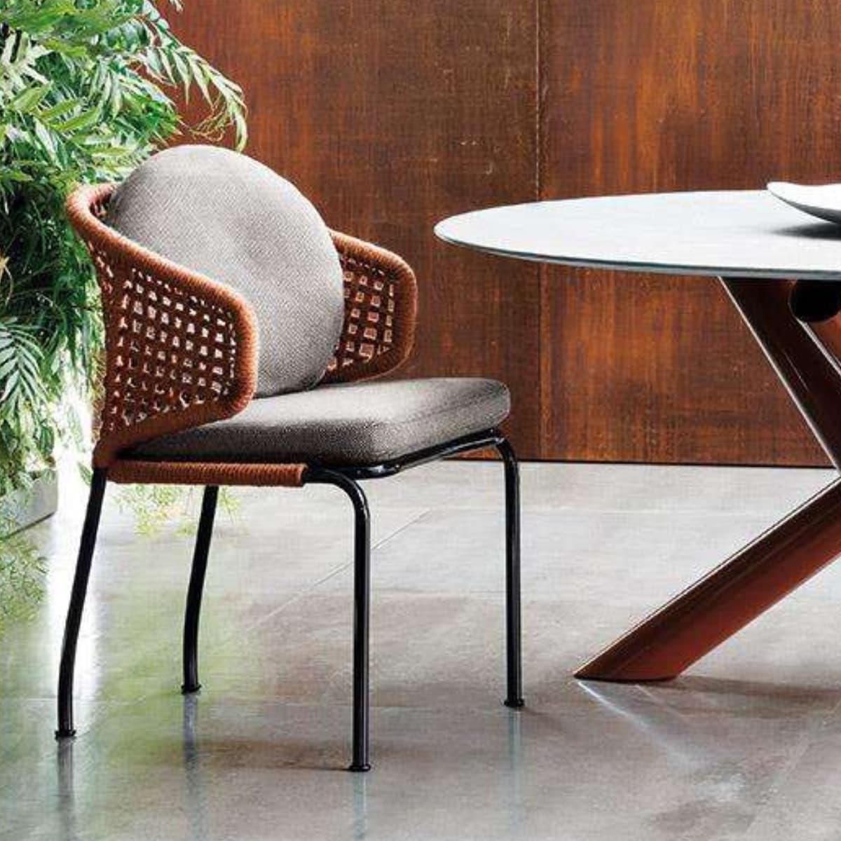 Ghế Cafe Đan Dây Hiện Đại – NT18 - ảnh 7