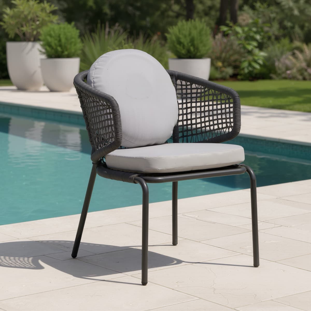 Ghế Cafe Đan Dây Hiện Đại – NT18