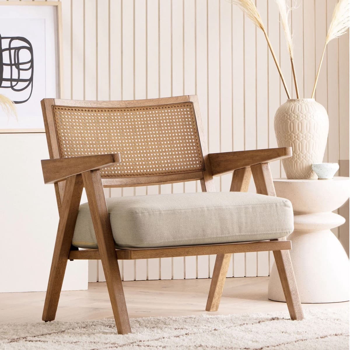 Ghế Cafe Đan Mây Mặt Nệm GG13 - ảnh 3