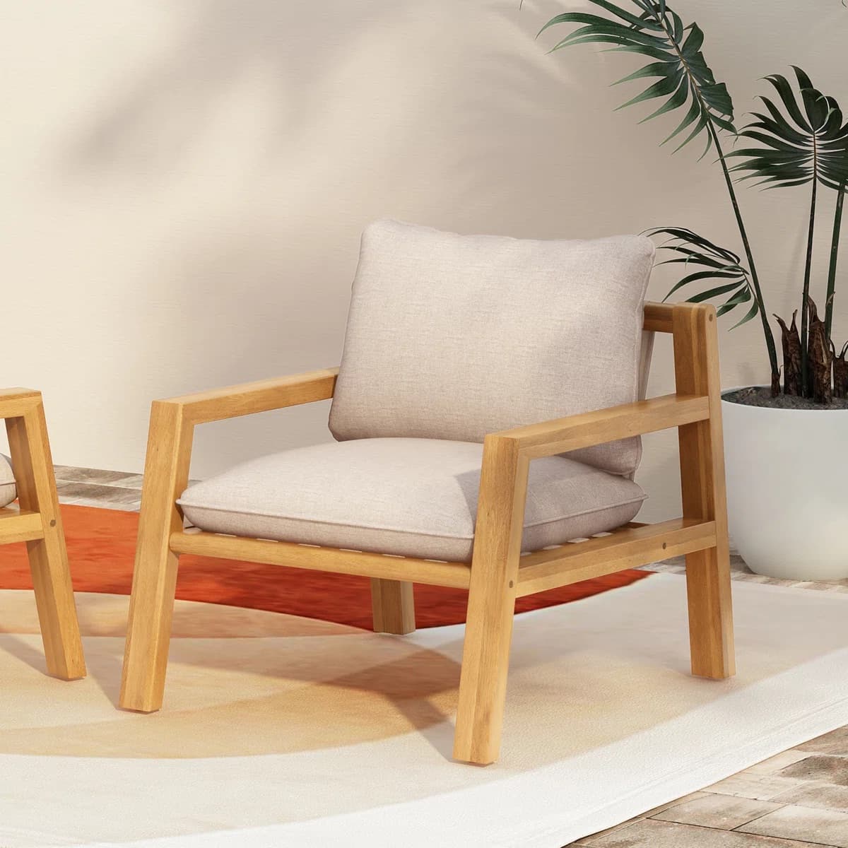 Ghế Cafe Gỗ Thư Giãn GG10 - ảnh 2