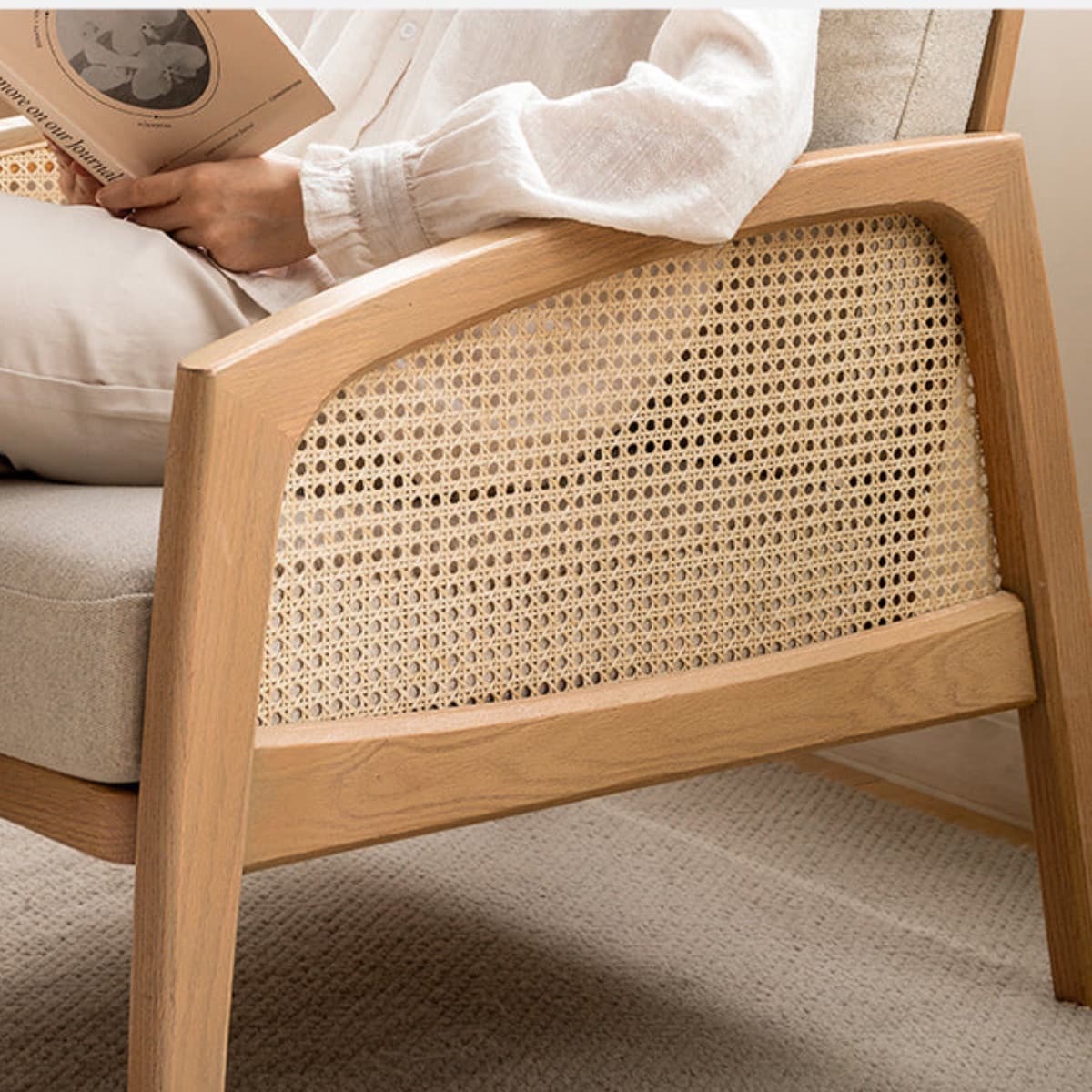 Ghế Cafe Khung Gỗ Bền Đẹp GG15 - ảnh 3