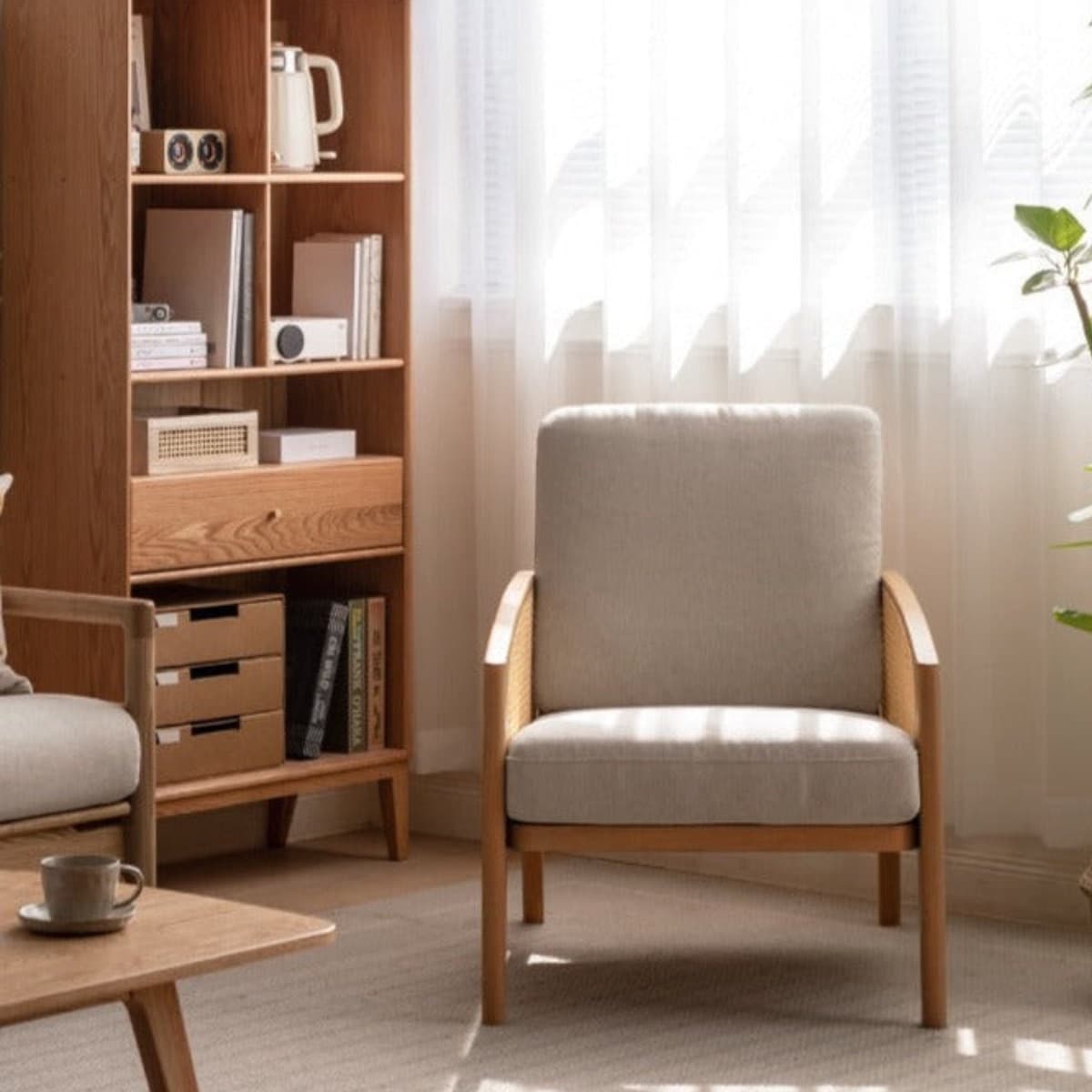 Ghế Cafe Khung Gỗ Bền Đẹp GG15 - ảnh 4