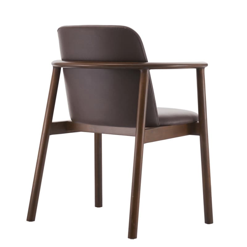 Ghế Cafe Khung Gỗ Có Tay GF30 - ảnh 2