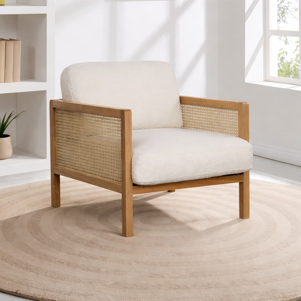 Ghế Cafe Khung Gỗ Mặt Nệm GG24