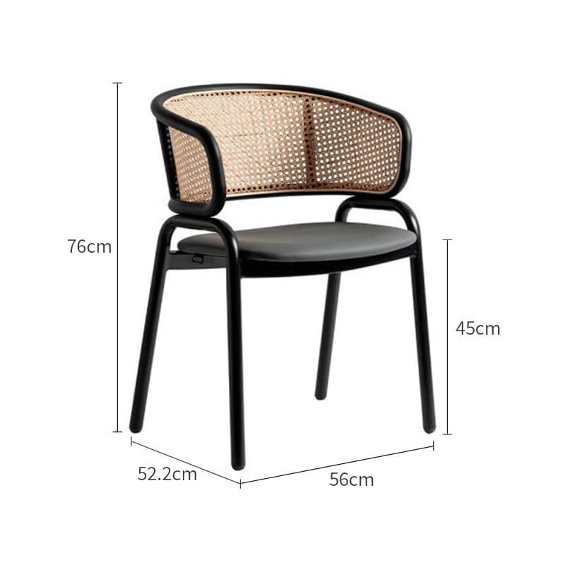 Ghế Cafe Khung Gỗ Tựa Mây GG28 - ảnh 2