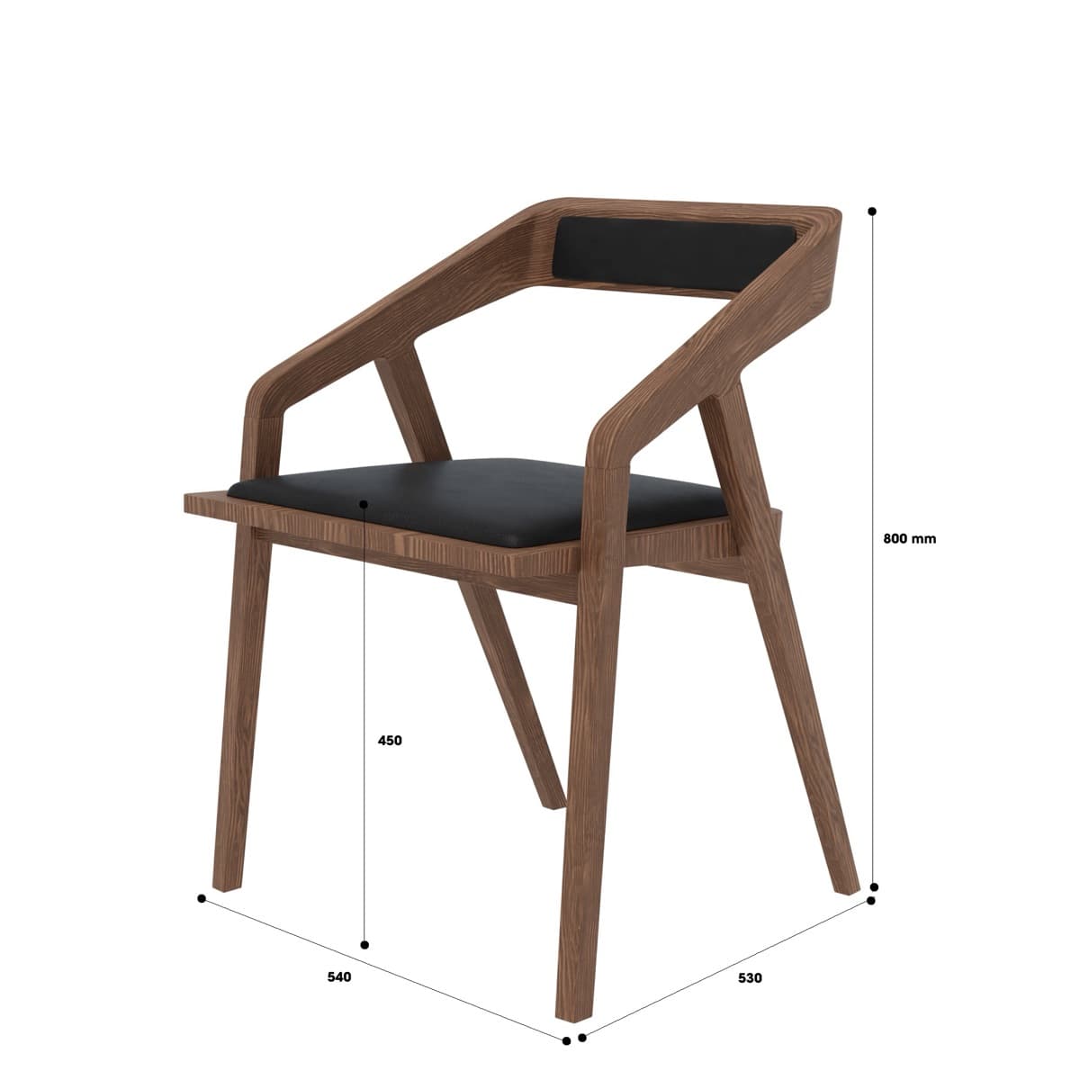 Ghế Cafe Tựa Lưng Hiện Đại GF03 - ảnh 2