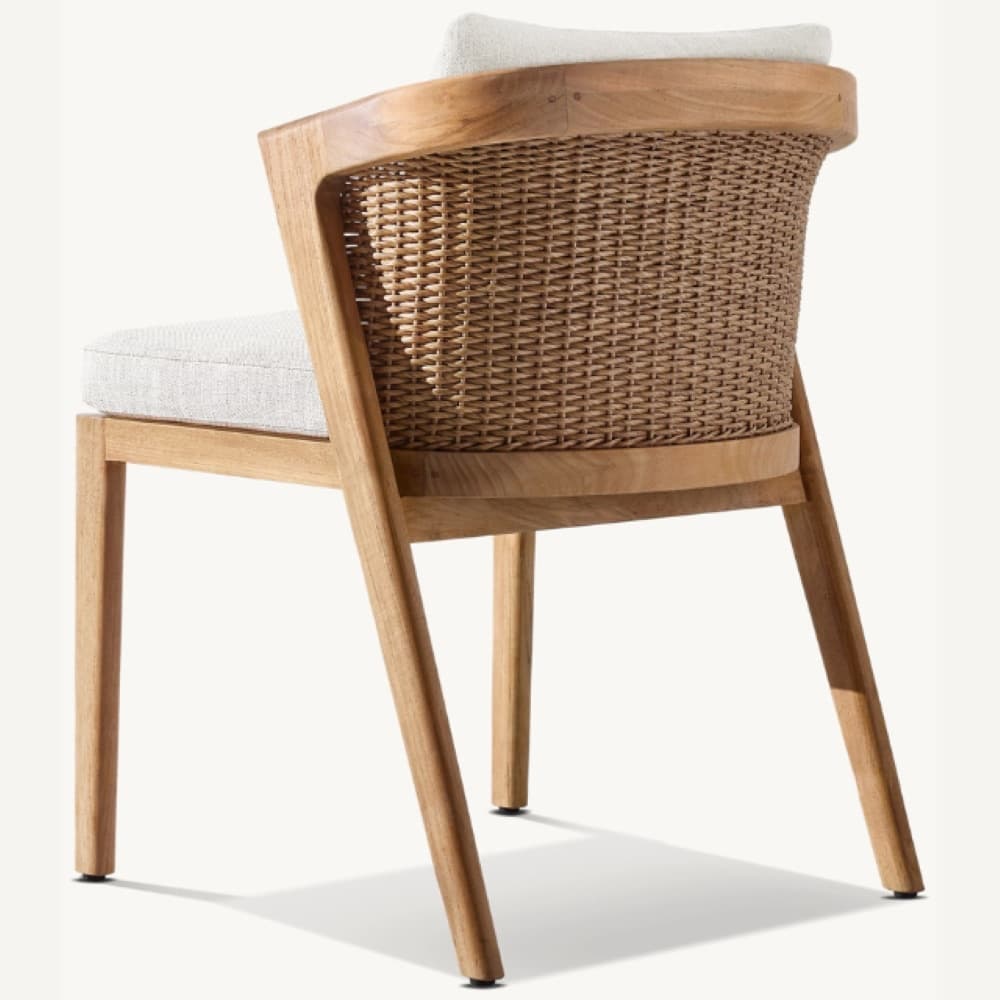 Ghế Đan Mây Khung Gỗ GG01 - ảnh 2