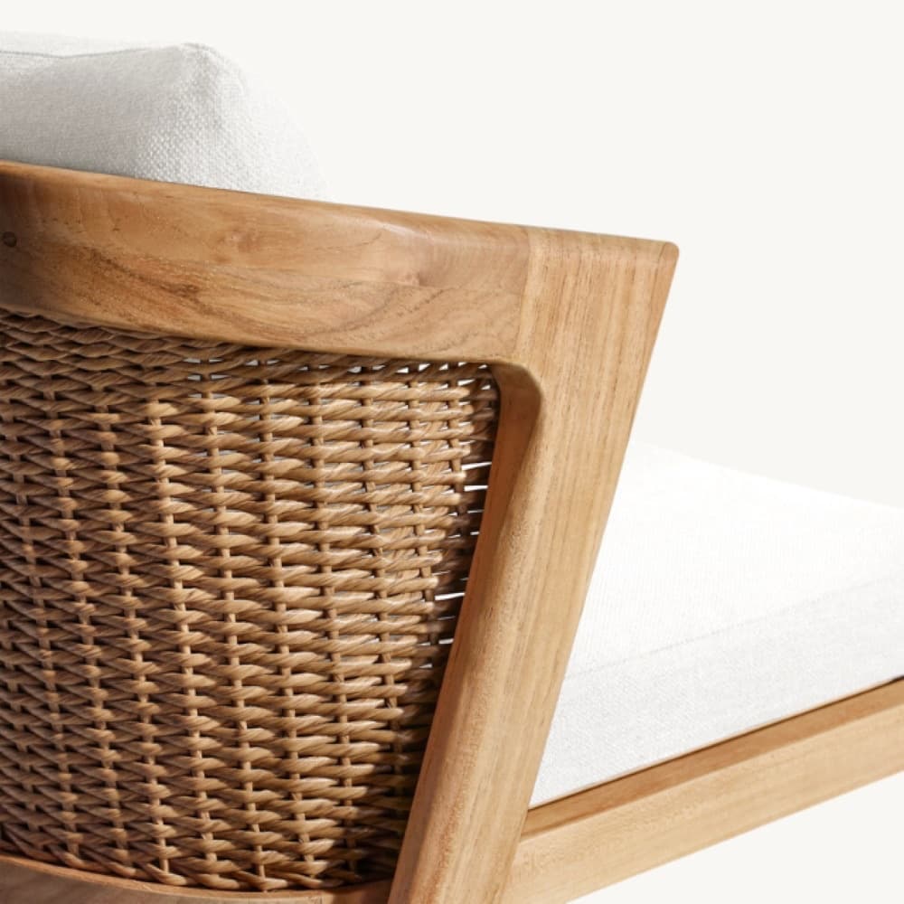 Ghế Đan Mây Khung Gỗ GG01 - ảnh 4