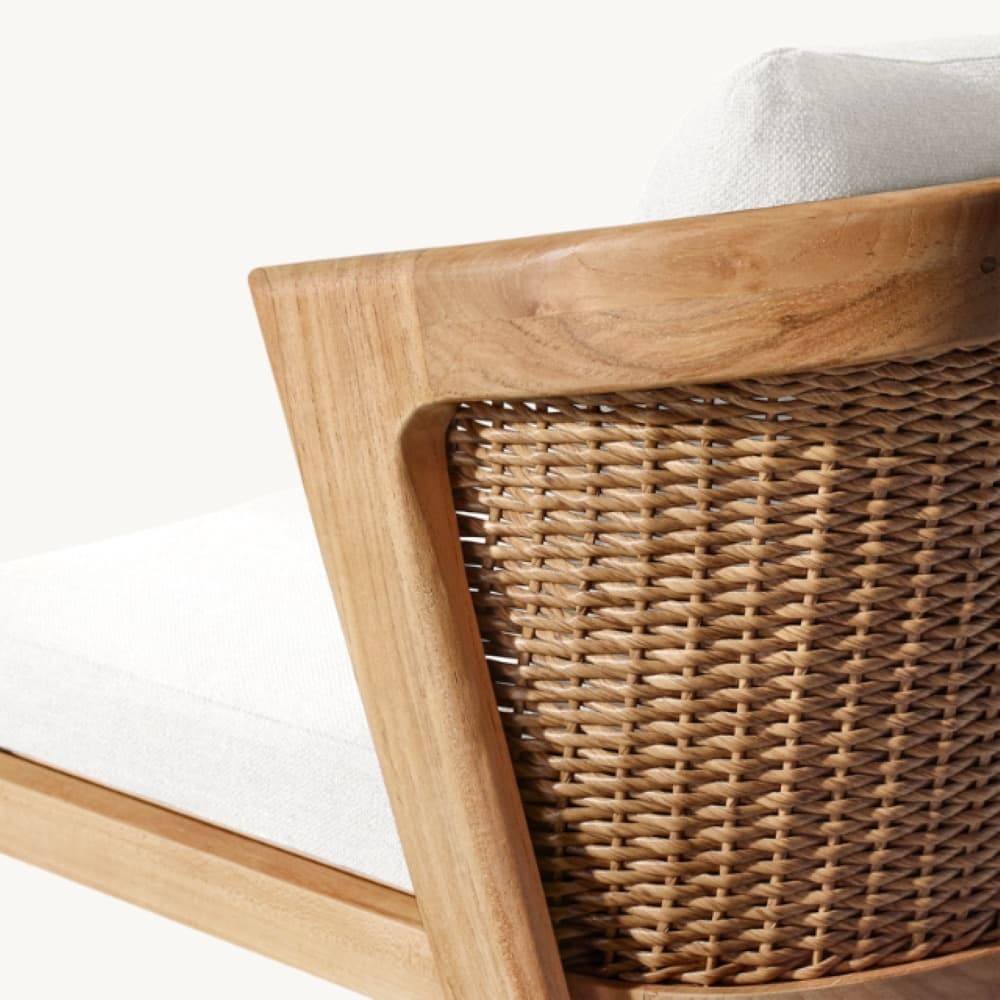 Ghế Đan Mây Khung Gỗ GG01 - ảnh 5