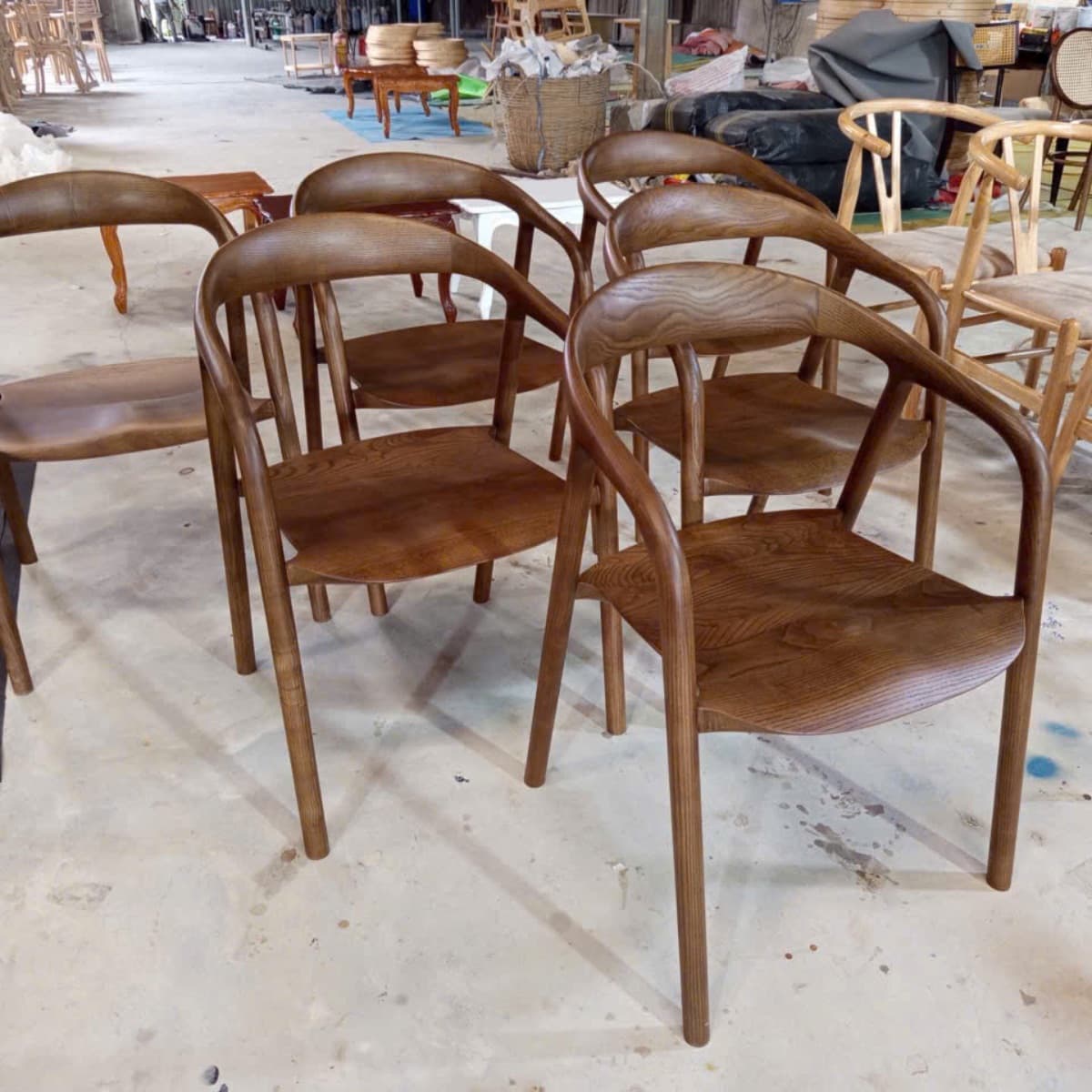 Ghế Gỗ Có Tay Hiện Đại GF20 - ảnh 6