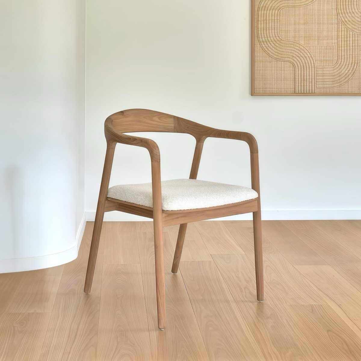 Ghế Gỗ Có Tay Hiện Đại GF20