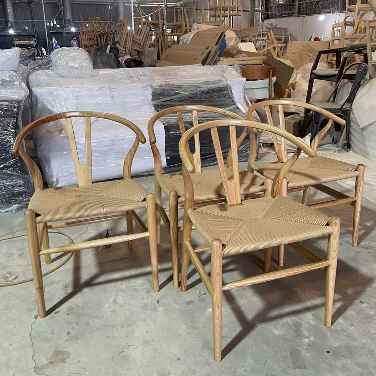 Ghế Gỗ Đan Dây Tựa Lưng Bo Cong – GAG16 - ảnh 5