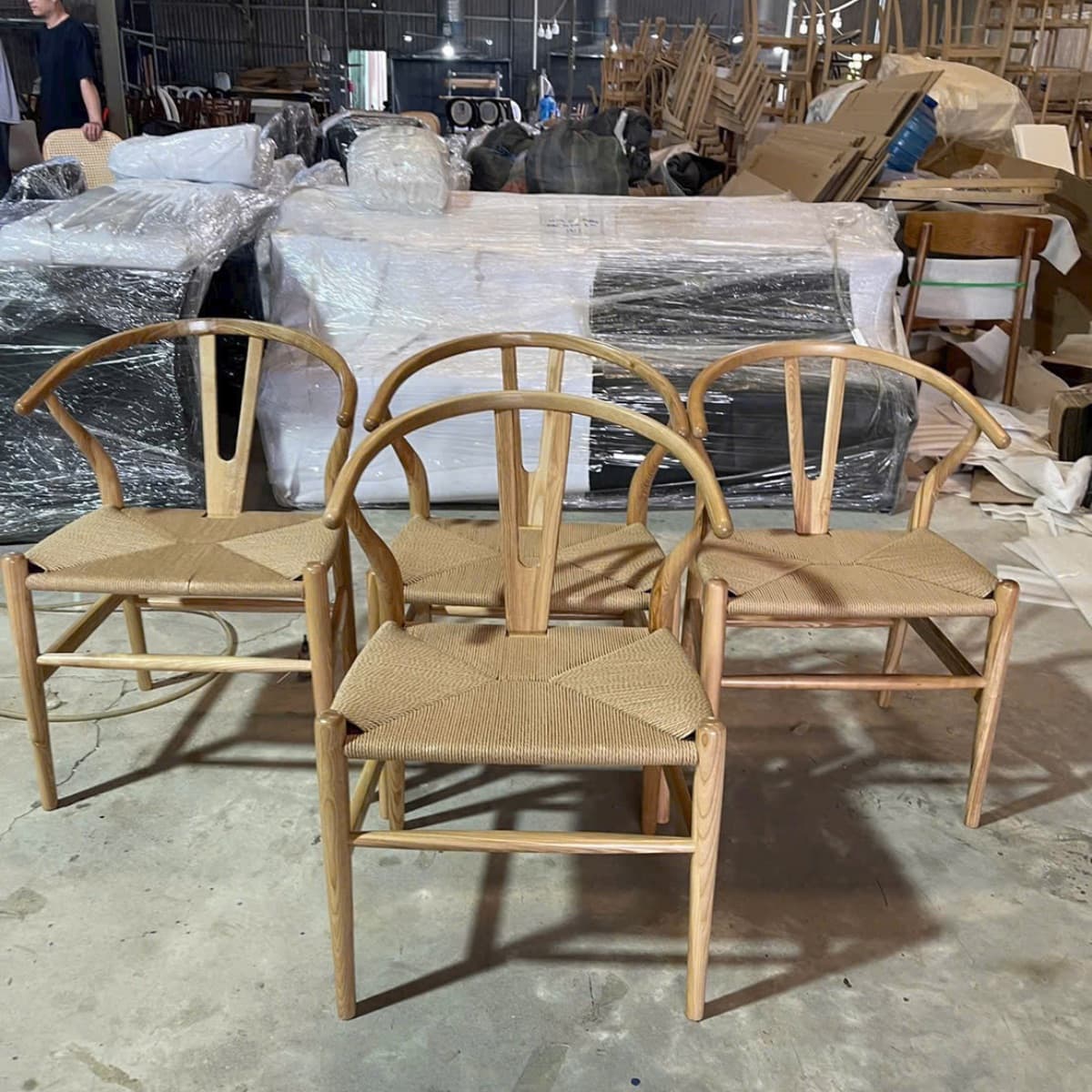 Ghế Gỗ Đan Dây Tựa Lưng Bo Cong – GAG16 - ảnh 6