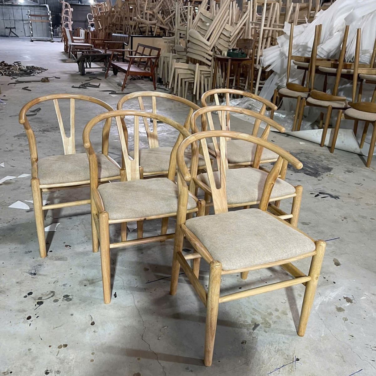 Ghế Gỗ Đan Dây Tựa Lưng Bo Cong – GAG16 - ảnh 8