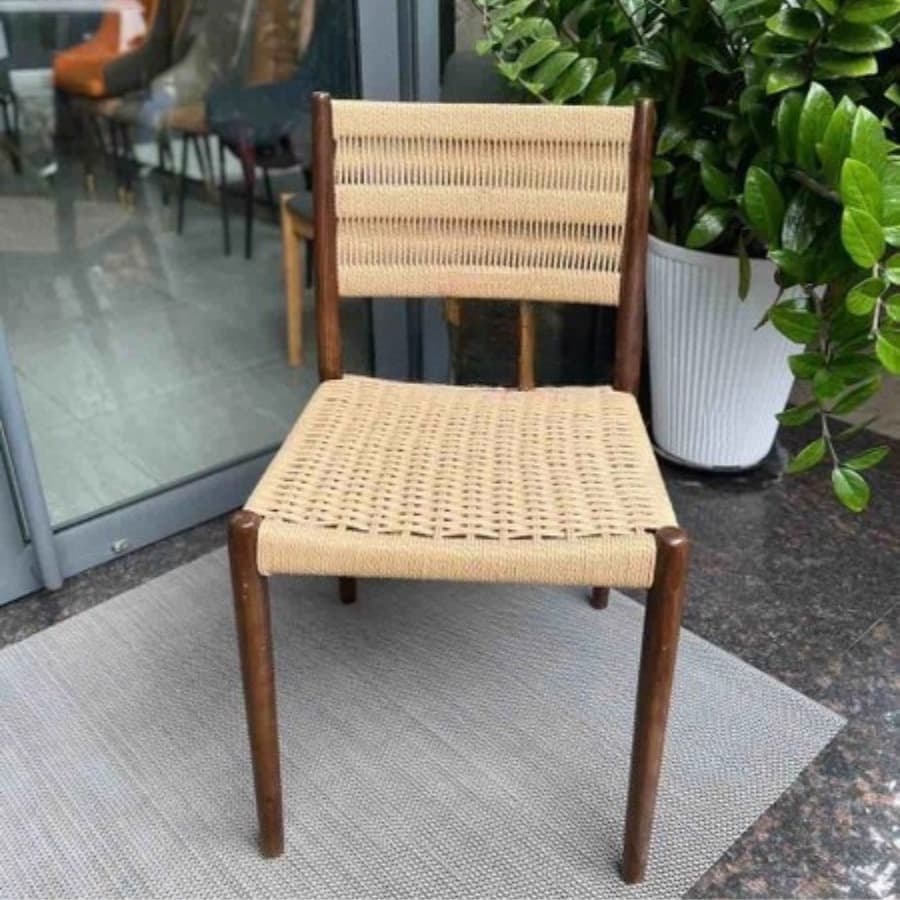 Ghế Gỗ Đan Dây Tựa Lưng – GAG15 - ảnh 4