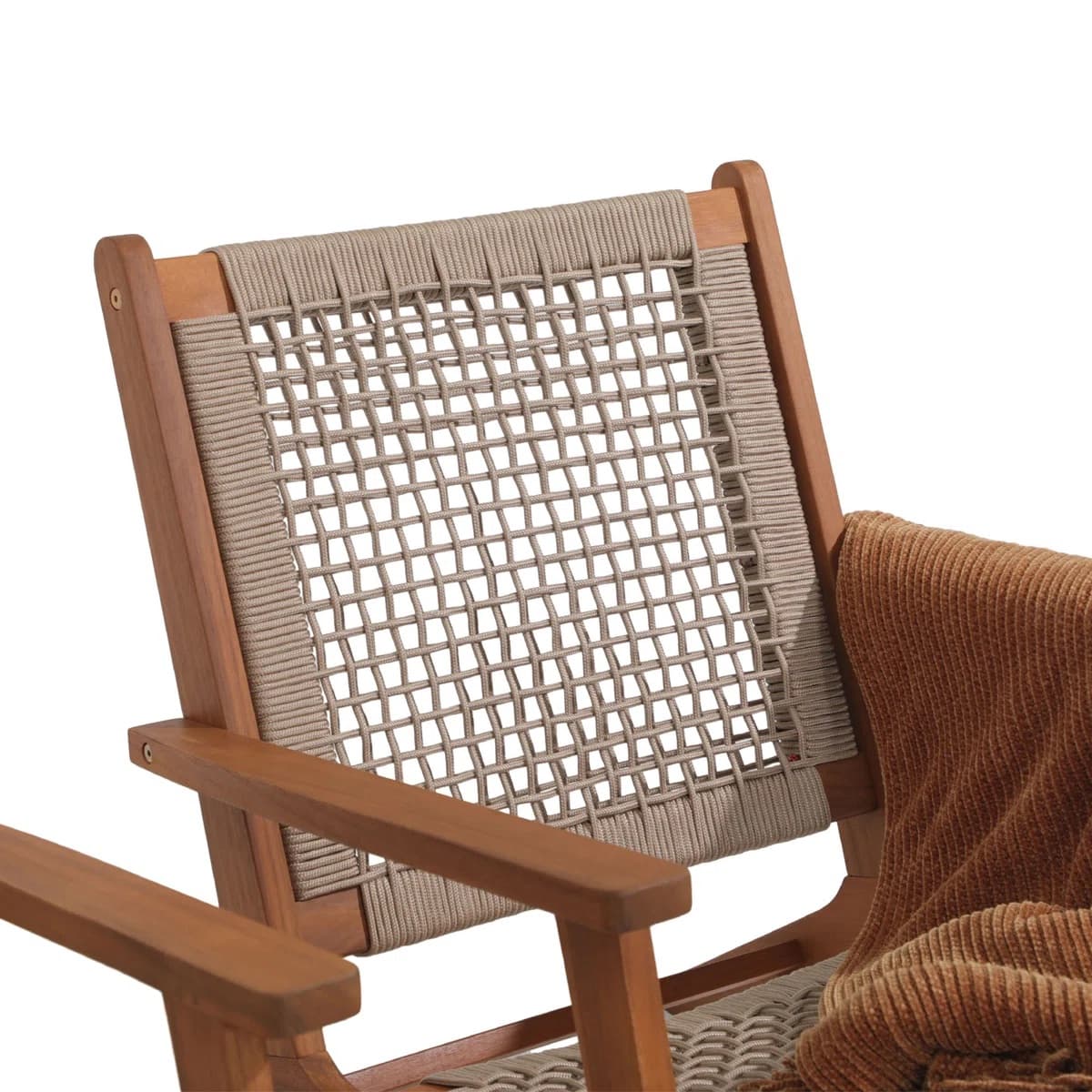 Ghế Gỗ Đan Dây Tựa Lưng GG07 - ảnh 2