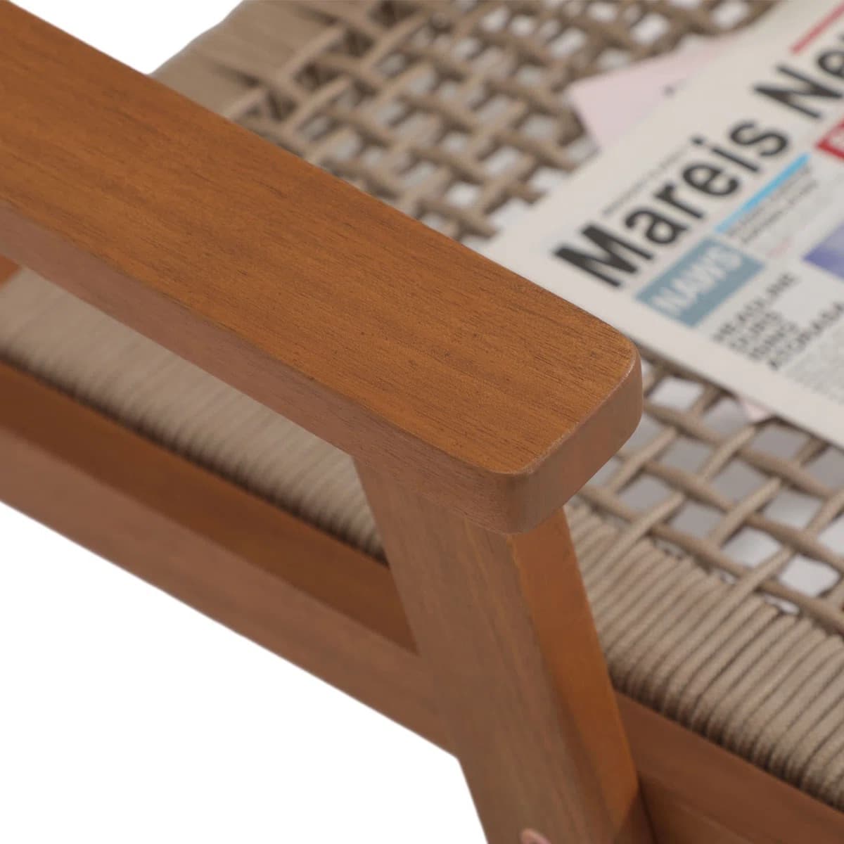 Ghế Gỗ Đan Dây Tựa Lưng GG07 - ảnh 4