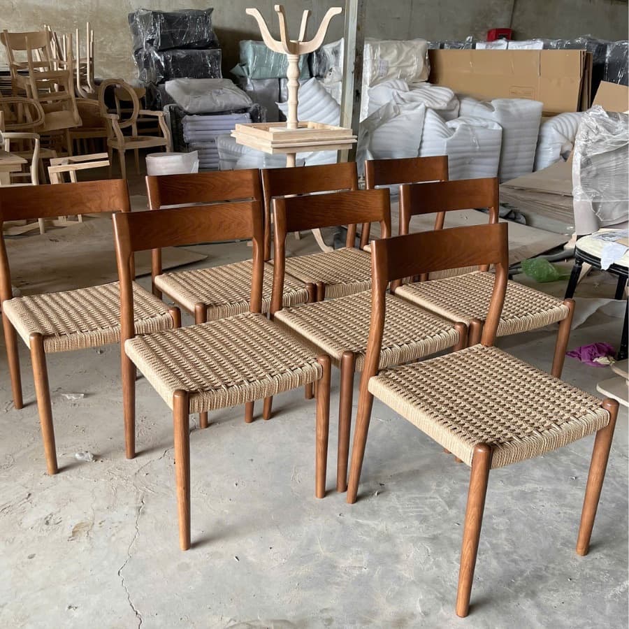 Ghế Gỗ Đan Dây Bền Đẹp – GAG18