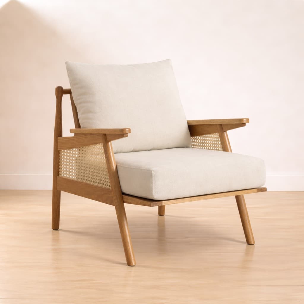 Ghế Gỗ Đan Mây Bền Đẹp GG19