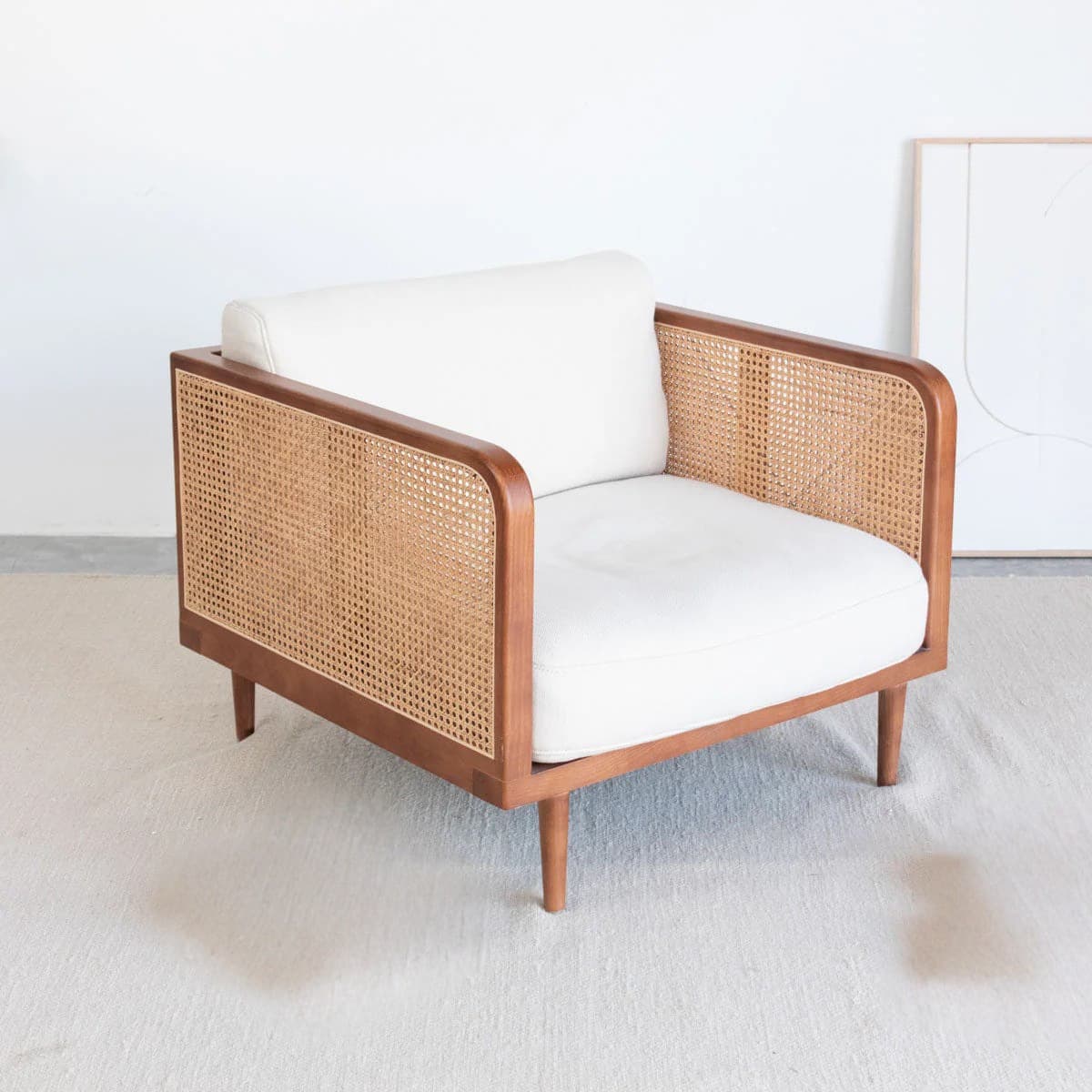 Ghế Gỗ Mây Hiện Đại GG18