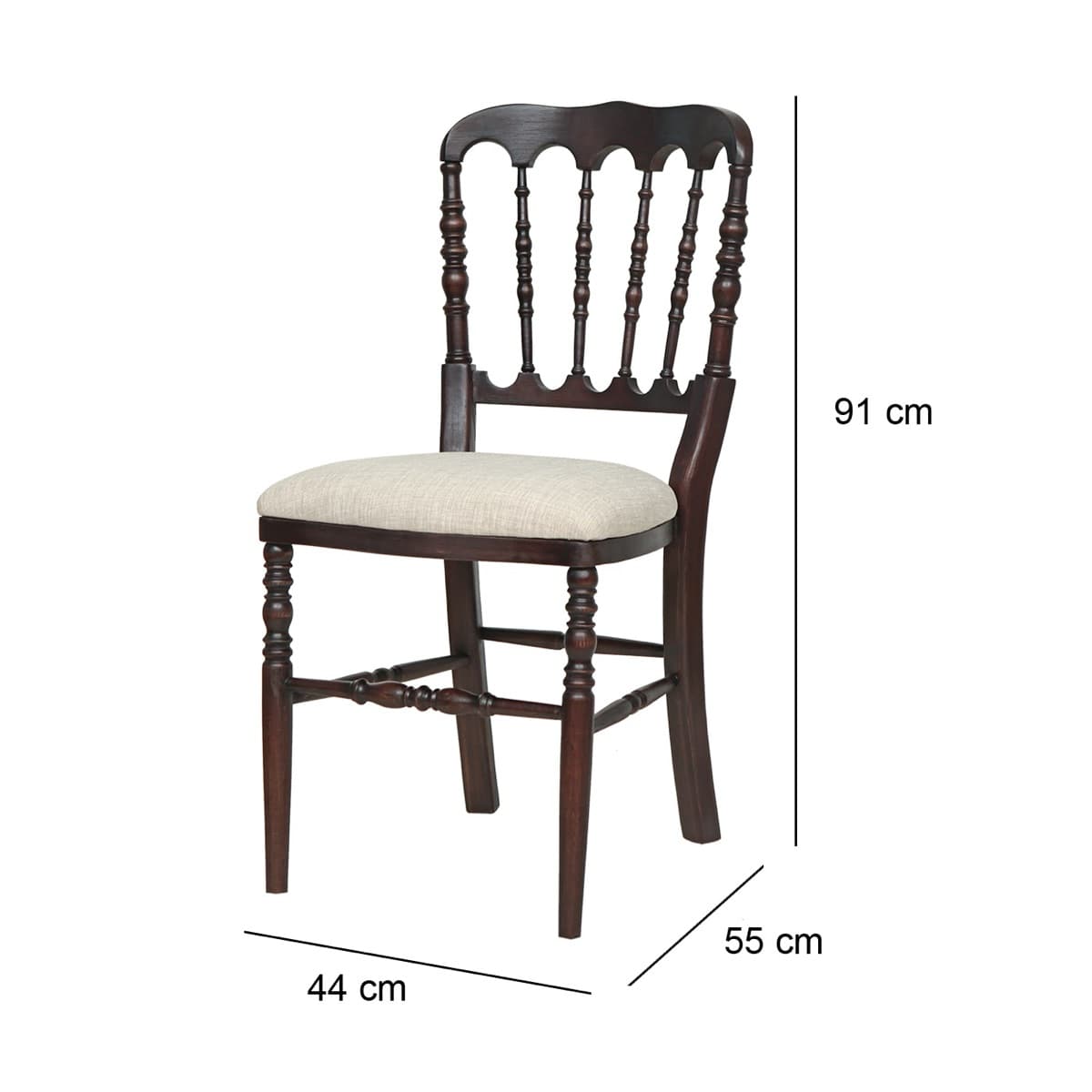 Ghế Gỗ Sang Trọng Tựa Lưng GF26 - ảnh 2