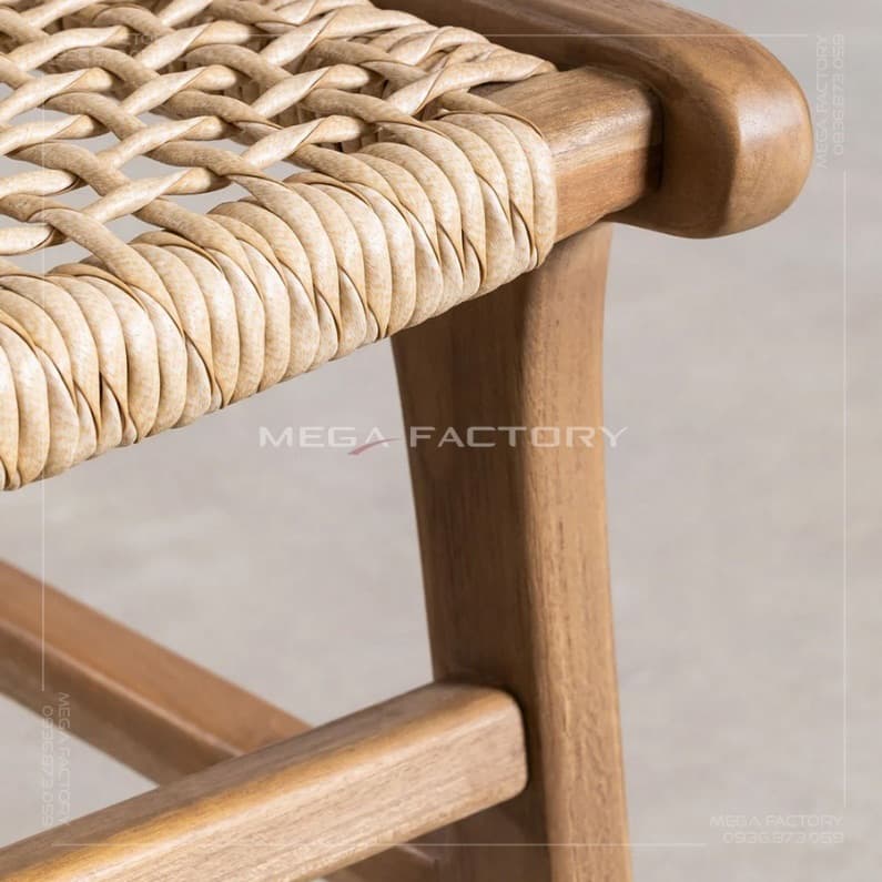 Ghế Gỗ Tựa Lưng Đan Dây - GAG13 - ảnh 3