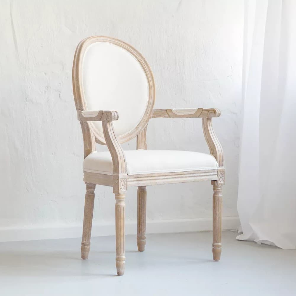 Ghế Khung Gỗ Cổ Điển GF16