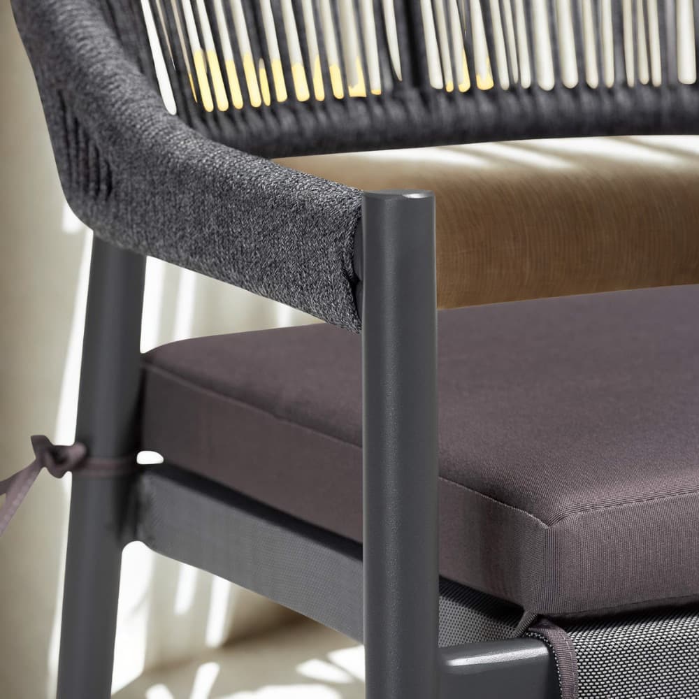 Ghế Khung Sắt Ngoài Trời Đan Dây – NT05 - ảnh 3