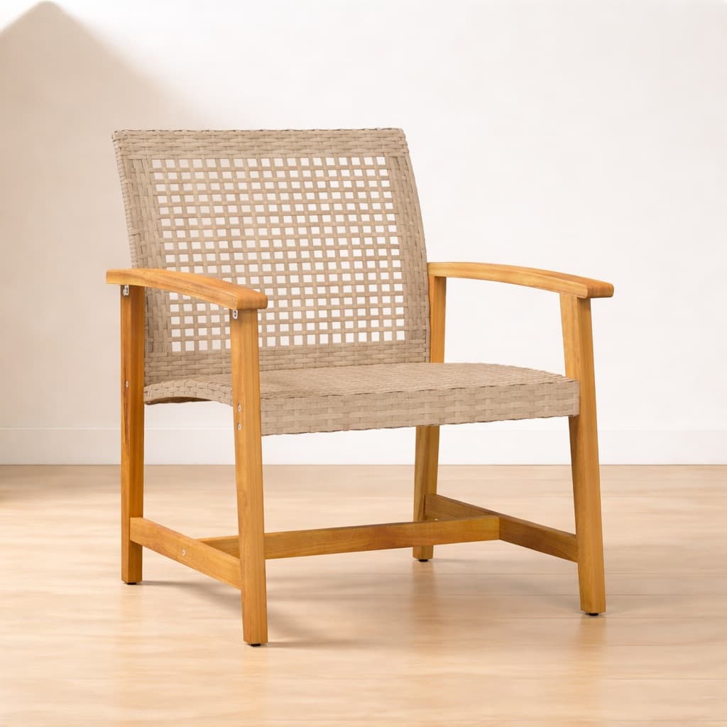 Ghế Mây Gỗ Tự Nhiên GG09